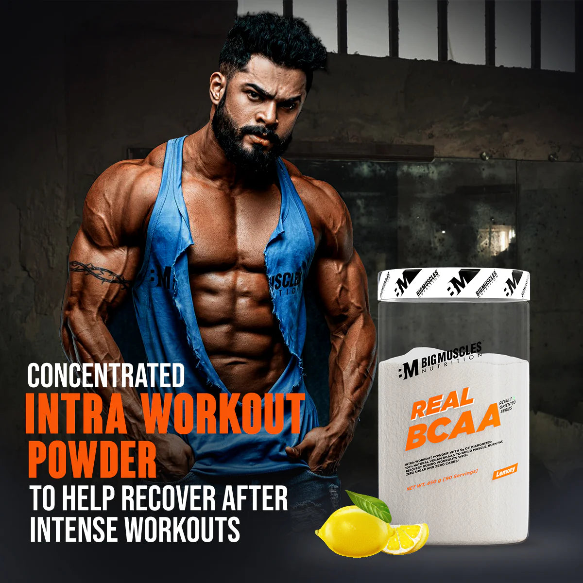 Big Muscles Real BCAA Guava 50 servings