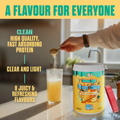 Big Muscles FIZZY WHEY MANGO 600g + FREE SHAKER