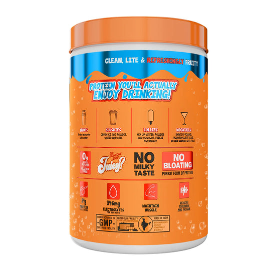 Big Muscles FIZZY WHEY ORANGE  600g + FREE SHAKER