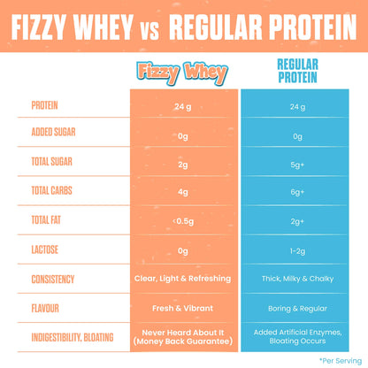 Big Muscles FIZZY WHEY ORANGE  600g + FREE SHAKER