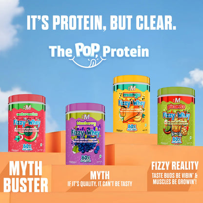 Big Muscles FIZZY WHEY ORANGE  600g + FREE SHAKER