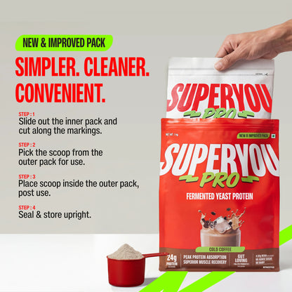 SuperYou Pro-Fermented Yeast Protein-Cold Coffee 1 kg
