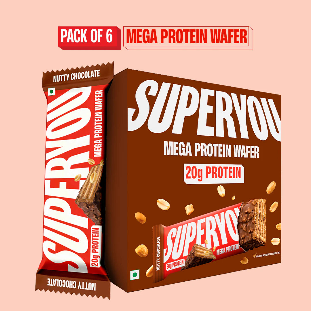 SuperYou - 20G Mega Protein Wafer - Pack Of 6