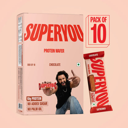 SuperYou - Chocolate Protein Wafer - Pack Of 10