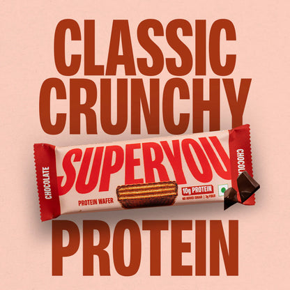 SuperYou - Chocolate Protein Wafer - Pack Of 10