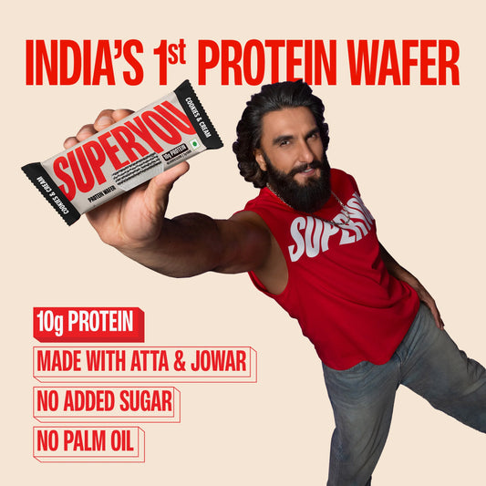 SuperYou - Cookies & Cream Protein Wafers - Pack of 10