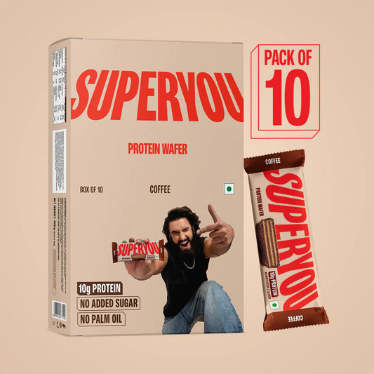 SuperYou Pro - Coffee Protein Wafer - Pack Of 10
