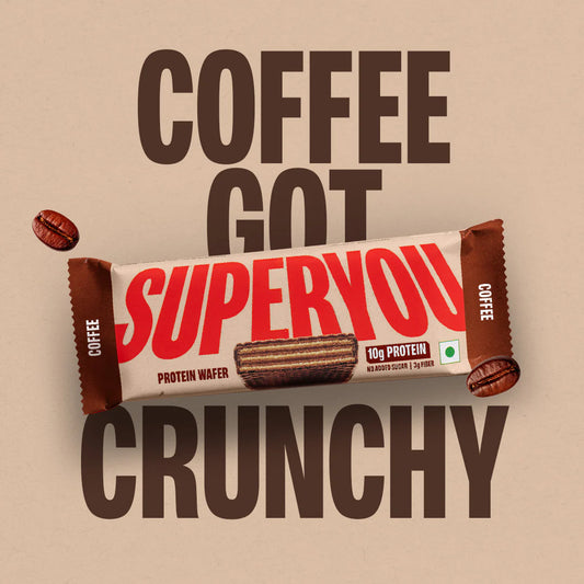 SuperYou Pro - Coffee Protein Wafer - Pack Of 10
