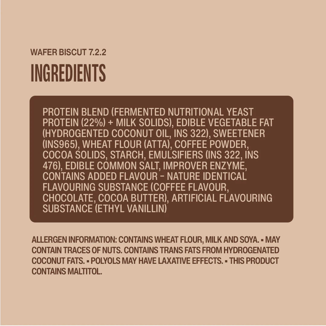 SuperYou Pro - Coffee Protein Wafer - Pack Of 10