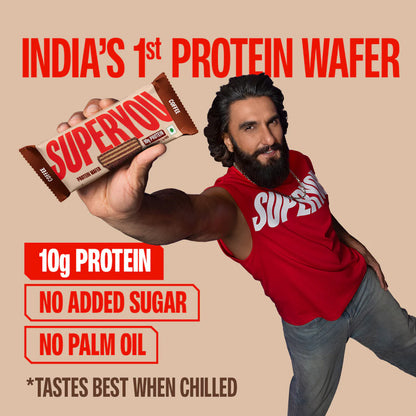 SuperYou Pro - Coffee Protein Wafer - Pack Of 10