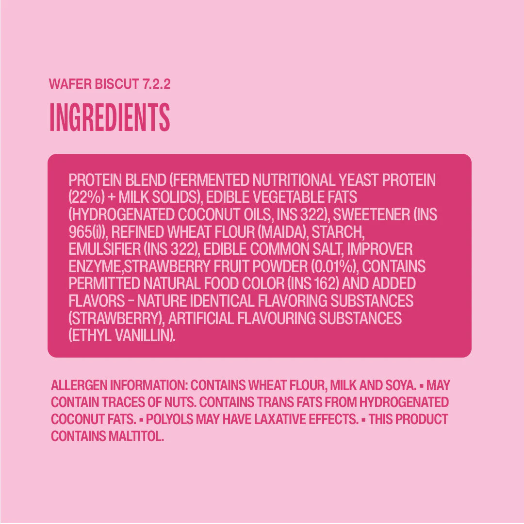 SuperYou - Strawberry Crème Protein Wafer — Pack Of 10