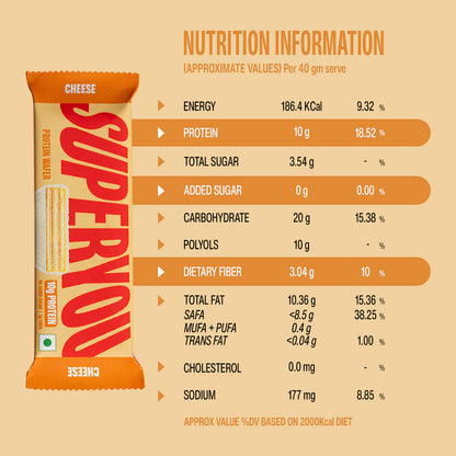 SuperYou - Cheese Protein Wafer — Pack Of 10
