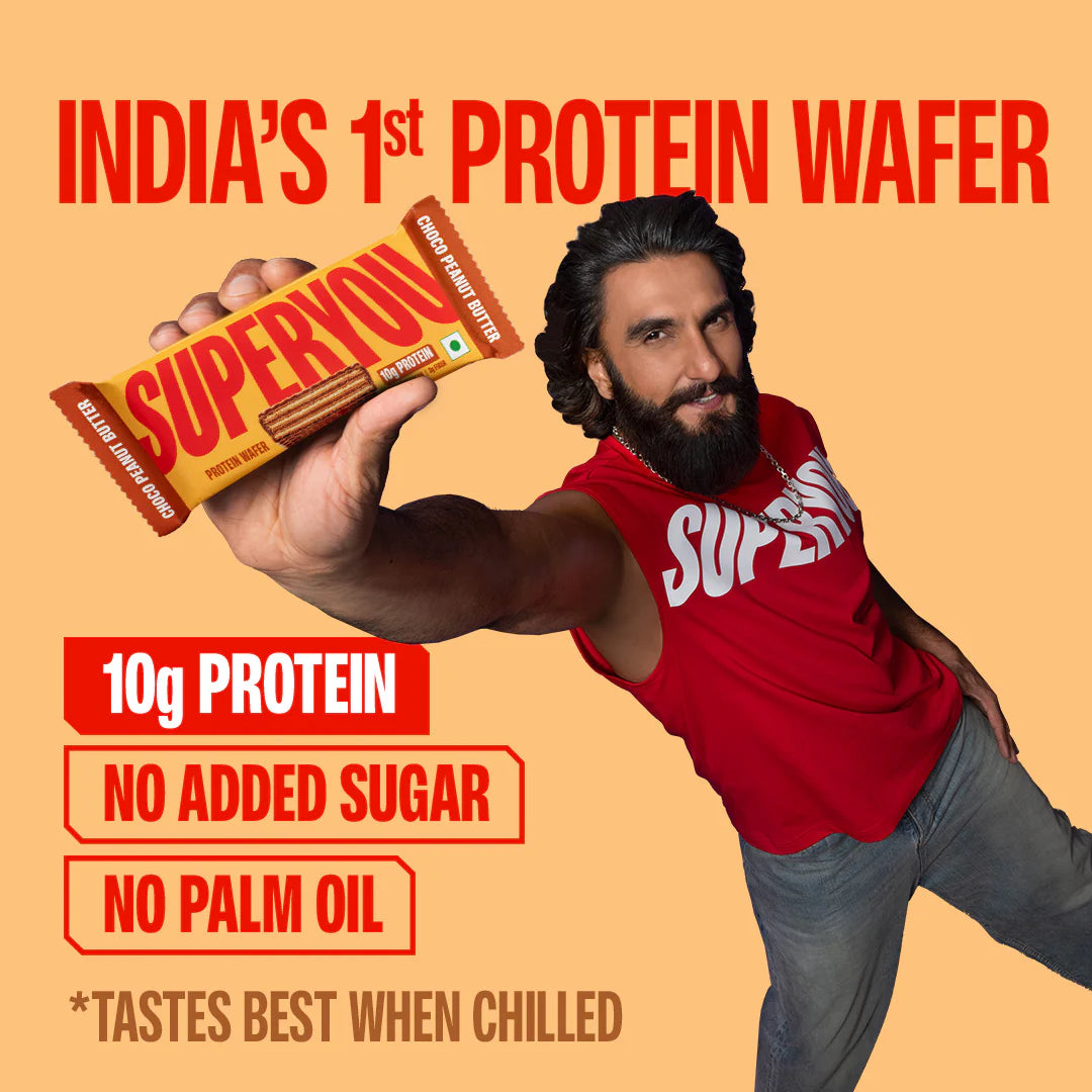 SuperYou - Choco Peanut Butter Protein Wafer — Pack of 10