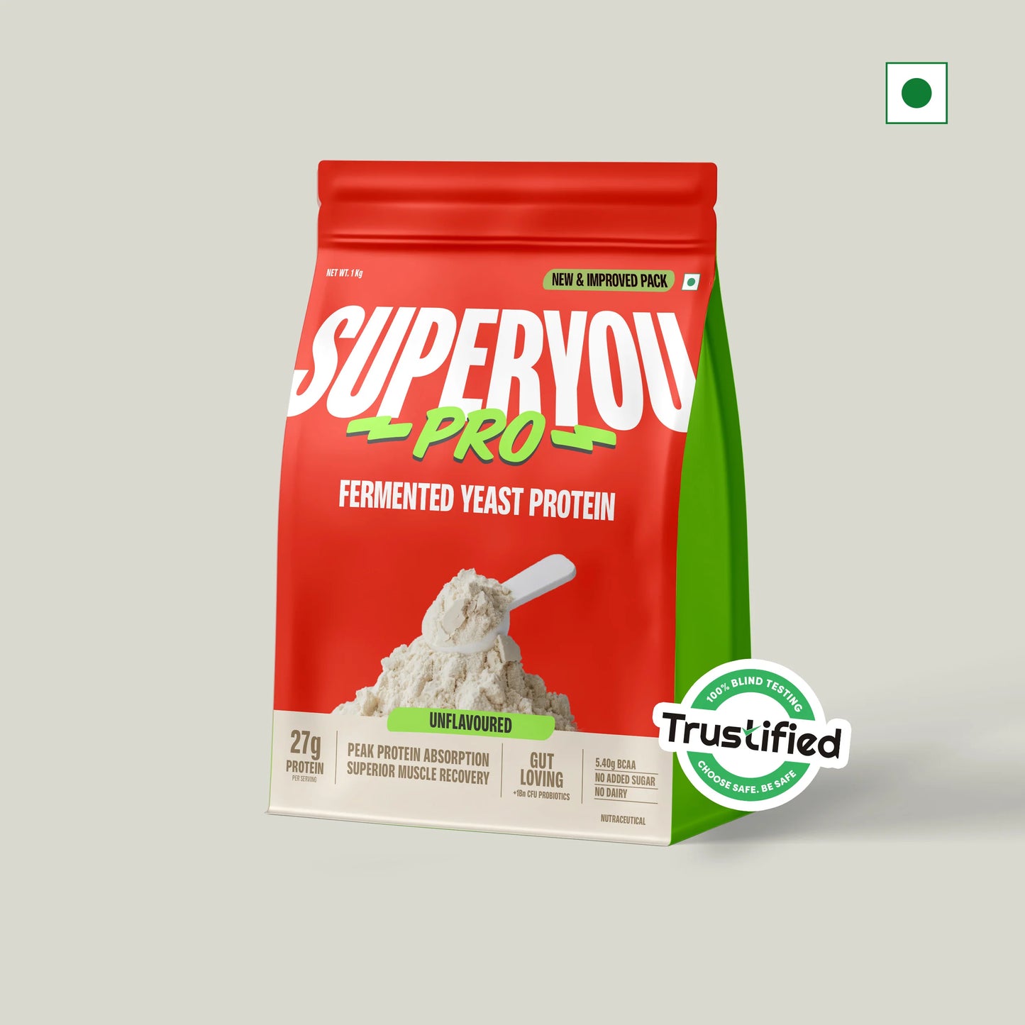 SuperYou Pro - Unflavoured - Fermented Yeast Protein 1kg