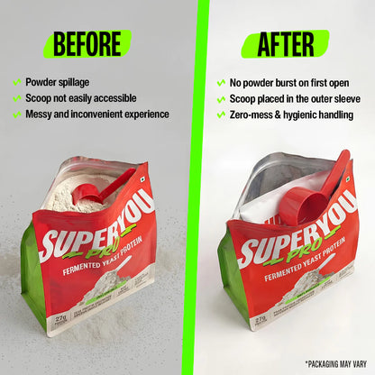 SuperYou Pro - Unflavoured - Fermented Yeast Protein 1kg