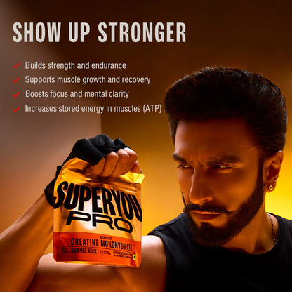 SuperYou Pro - Creatine Monohydrate 112g - Orange Kick