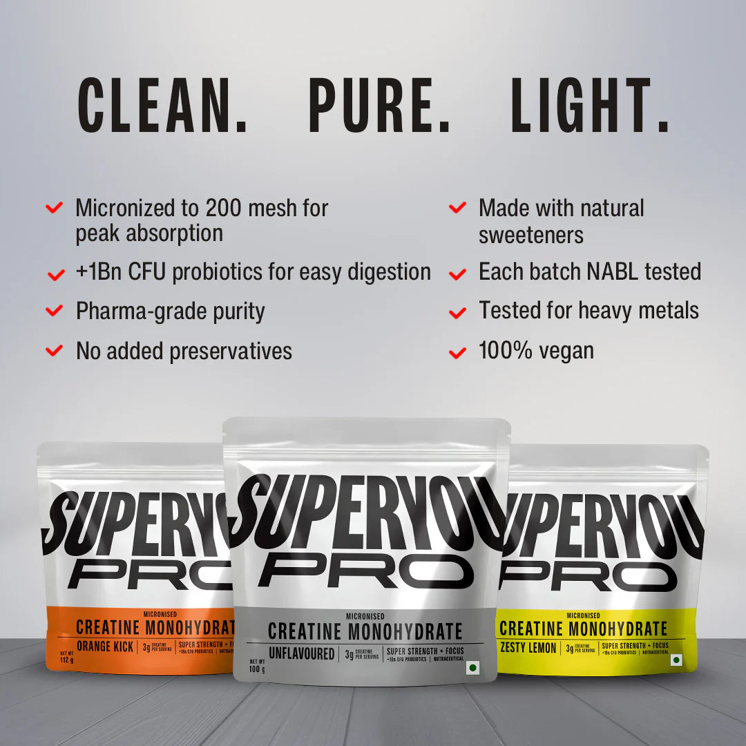 SuperYou Pro - Creatine Monohydrate 112g - Orange Kick