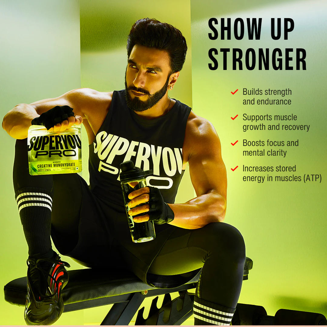SuperYou Pro - Creatine Monohydrate 112g - Zesty Lemon