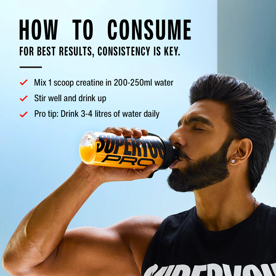 SuperYou Pro - Creatine Monohydrate 112g - Zesty Lemon