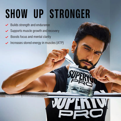 SuperYou Pro - Creatine Monohydrate 100g - Unflavoured