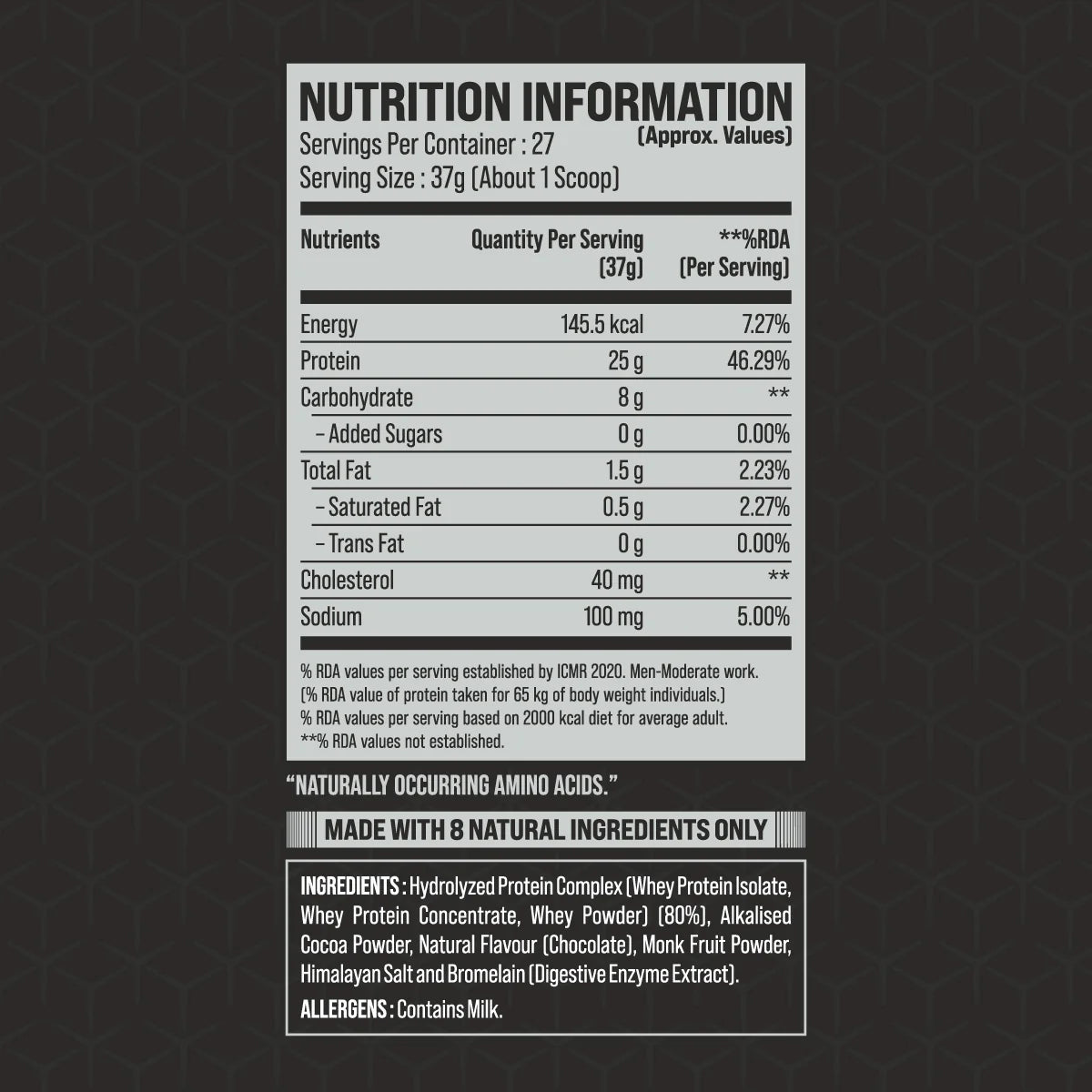 Big Muscles Clean Protein | Performance Whey | Free Premium Shaker - Rich Chocolate- 1kg