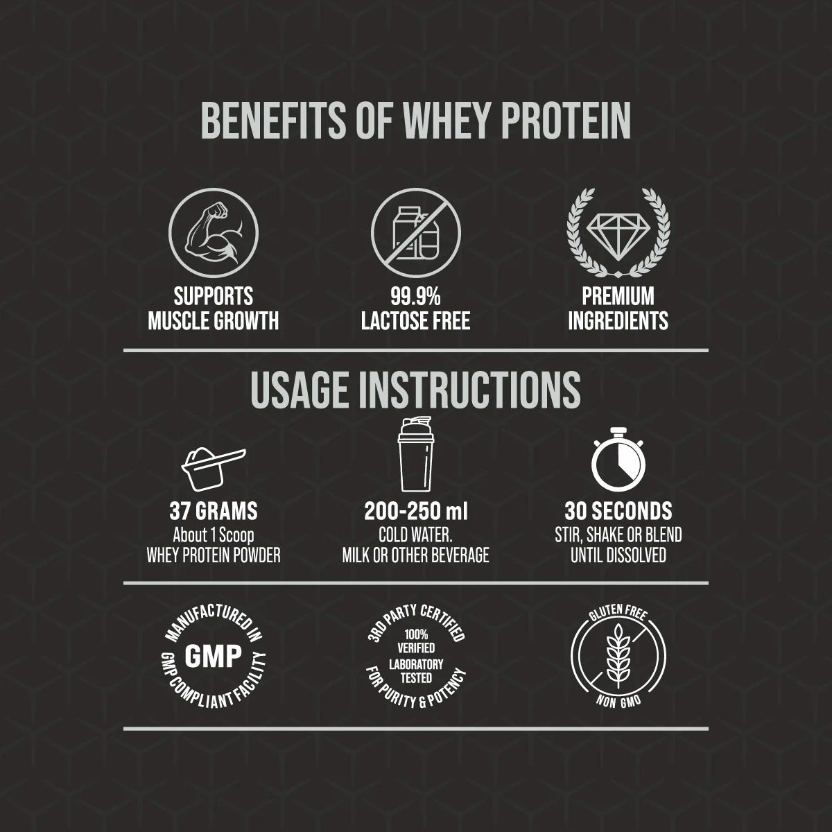 Big Muscles Clean Protein | Performance Whey | Free Premium Shaker - Rich Chocolate- 1kg
