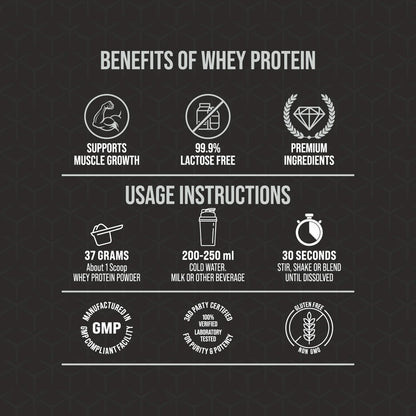 Big Muscles Clean Protein | Performance Whey | Free Premium Shaker - Rich Chocolate- 1kg
