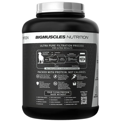 Big Muscles Clean Protein | Performance Whey | Free Premium Shaker - Rich Chocolate- 1kg
