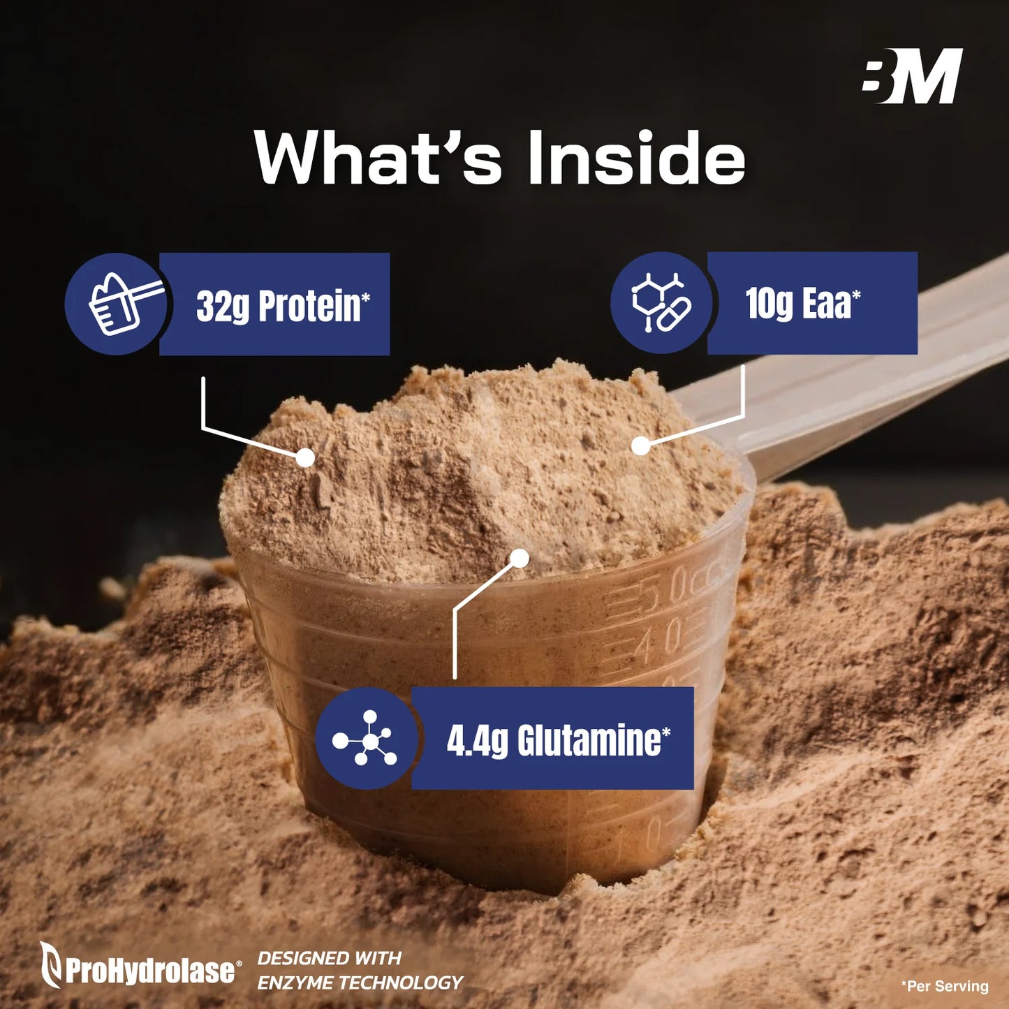 Big Muscles-Nitra Isolate Whey Protein-Rich Chocolate-1 kg