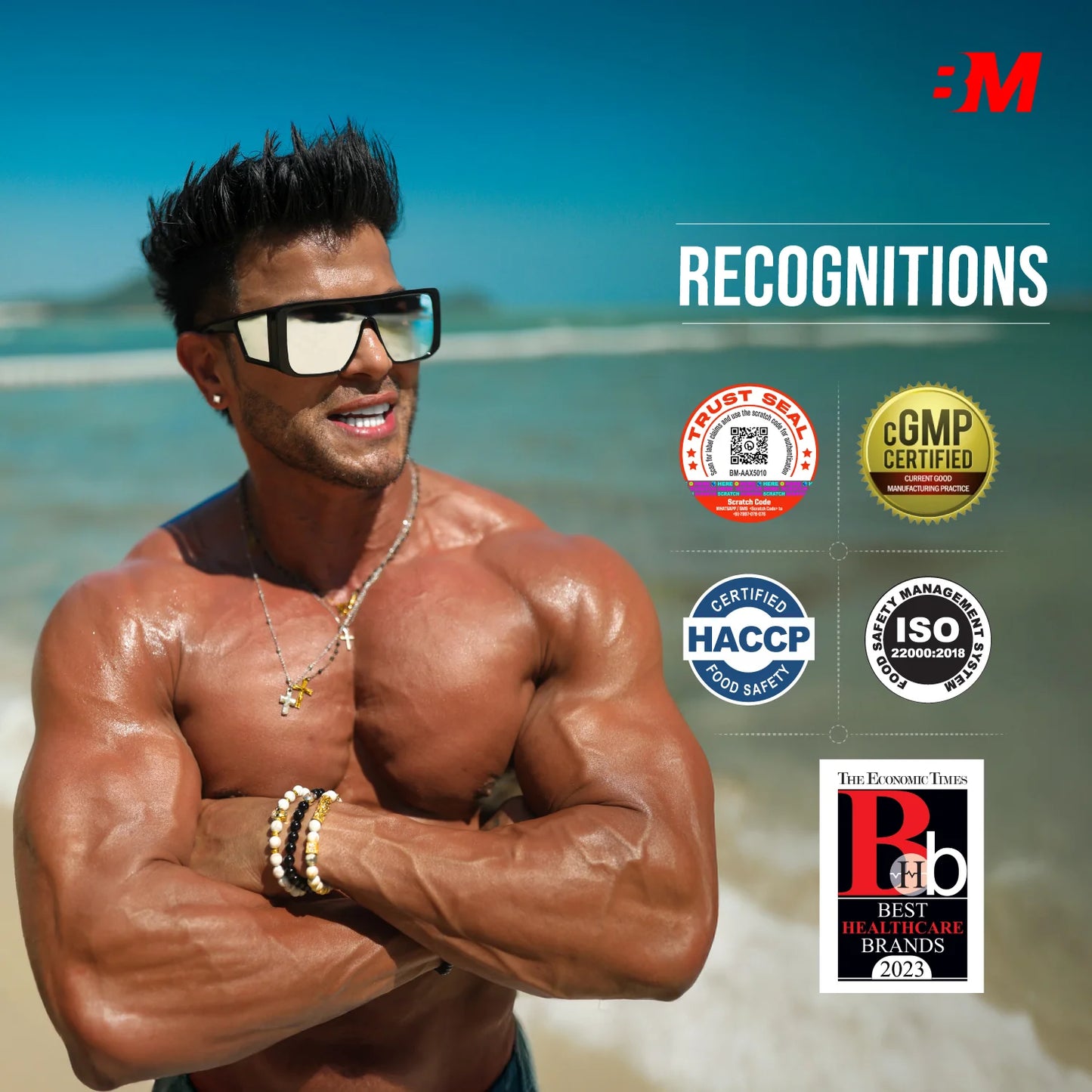 Big Muscles-Nitra Isolate Whey Protein-Rich Chocolate-1 kg