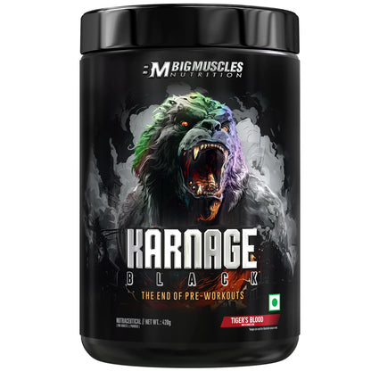 Big Muscles- Karnage Black-Tiger’s blood- 420g