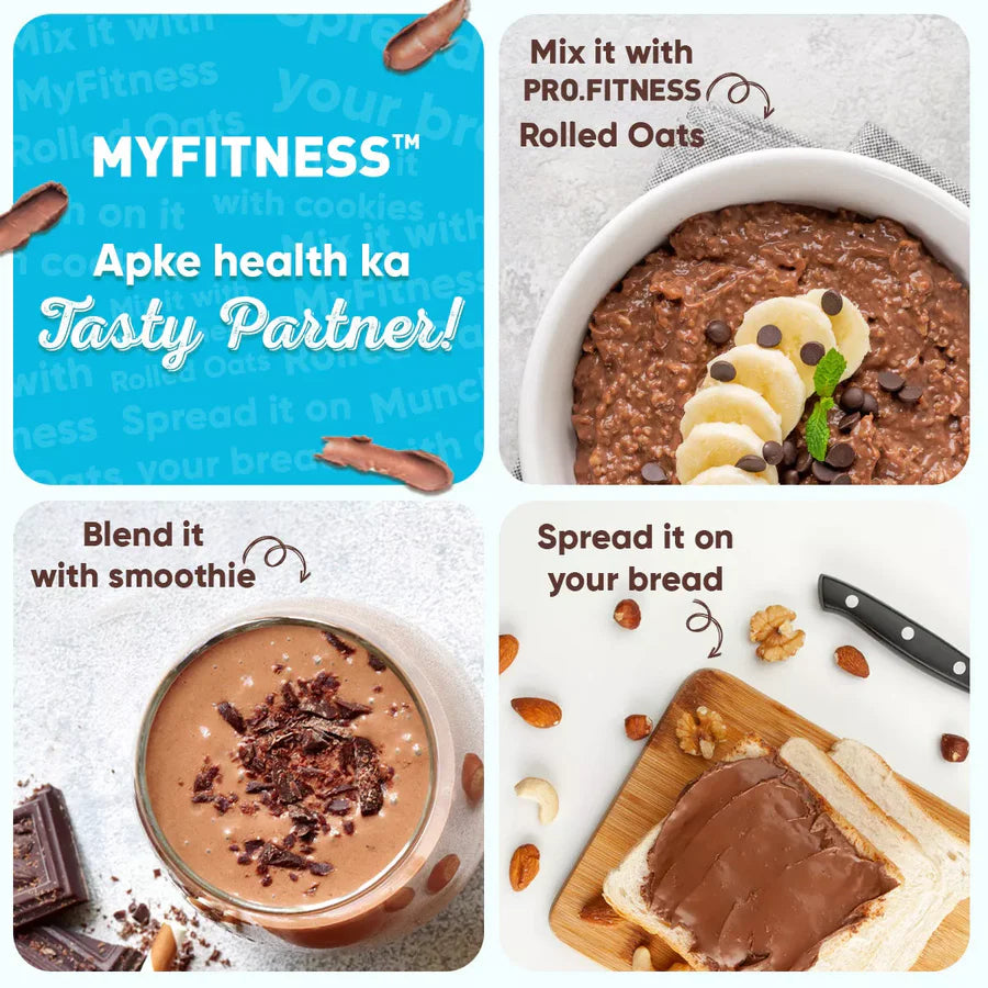 MyFitness Chocolate Crunchy Peanut Butter (26% Protein) 1.25 kg
