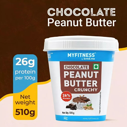 Myfitness Chocolate Crunchy Peanut Butter (26% Protein) 510 g