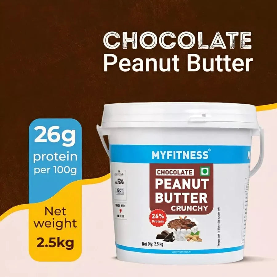 MyFitness Chocolate Crunchy Peanut Butter (26% Protein) 2.5 kg