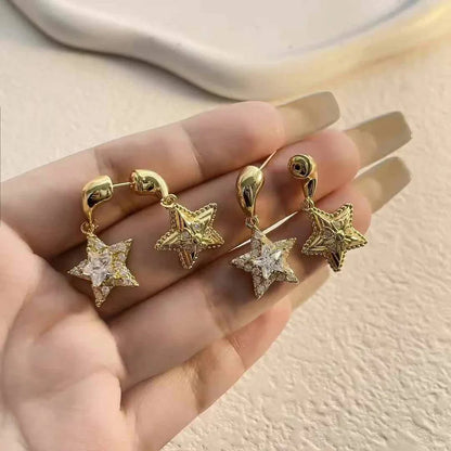 HERMOSA ACCESSORIESS
Star Front N Back Huggies Artificial Jewellery