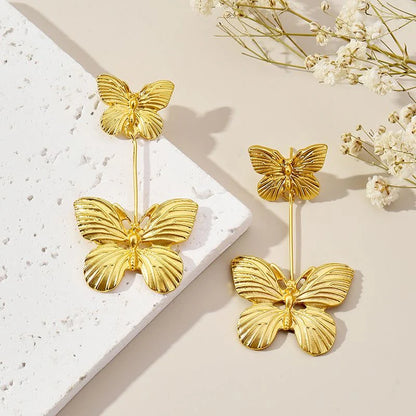 HERMOSA ACCESSORIESS
Butterfly Hanging Earrings Artificial Jewellery
