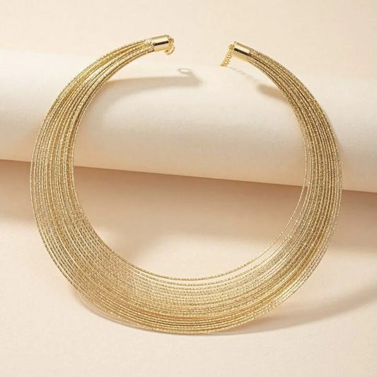 HERMOSA ACCESSORIES
Threaded Choker Necklace