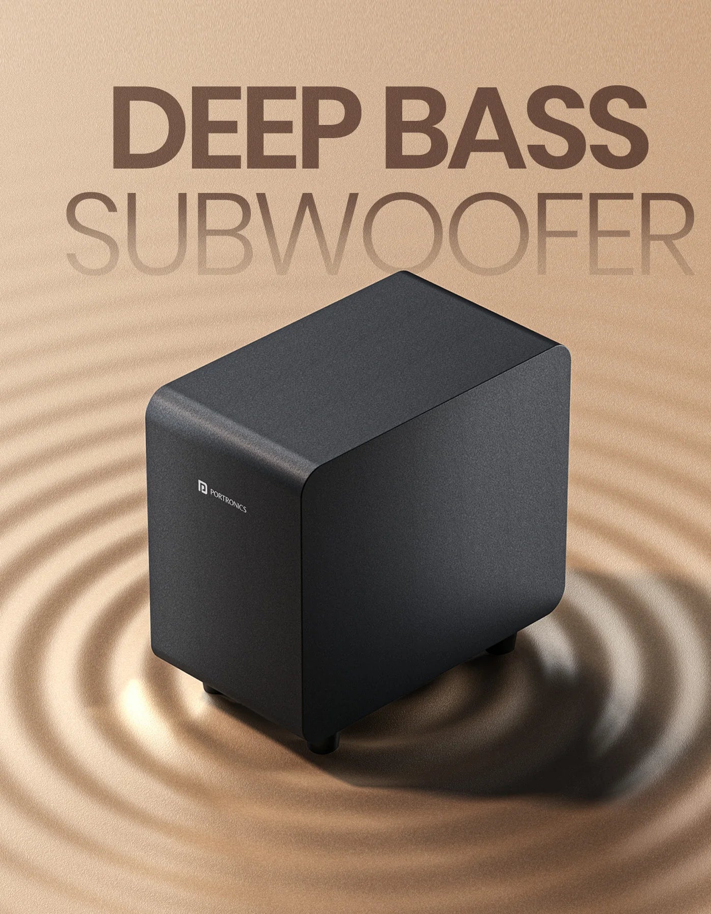 Portonics Sound Slick X
Deep Bass Subwoofer | Touch Control | 2.1 Channel Soundbar | Sleek Remote Control