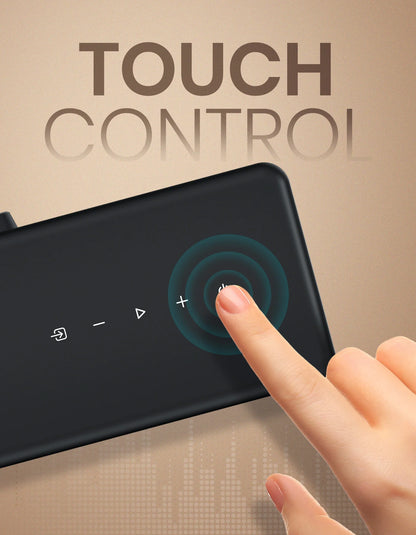 Portonics Sound Slick X
Deep Bass Subwoofer | Touch Control | 2.1 Channel Soundbar | Sleek Remote Control