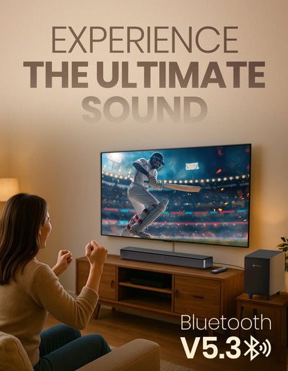 Portonics Sound Slick X
Deep Bass Subwoofer | Touch Control | 2.1 Channel Soundbar | Sleek Remote Control