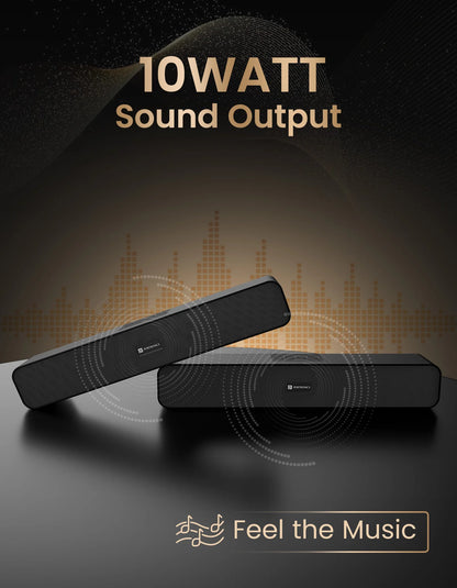 DECIBEL 24
Bluetooth 5.3 | wireless 10W HD soundbar | TWS Surround Sound | Type-C charging port