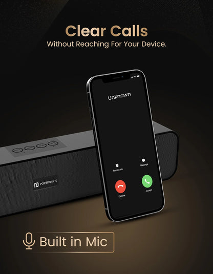DECIBEL 24
Bluetooth 5.3 | wireless 10W HD soundbar | TWS Surround Sound | Type-C charging port