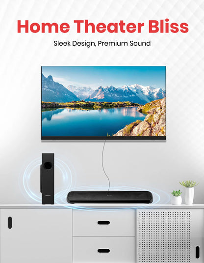 Portonics Pure Sound Pro X
Wired Subwoofer for Deep Bass | 2.1 Channel | 3 EQ Modes | Sleek Remote Control