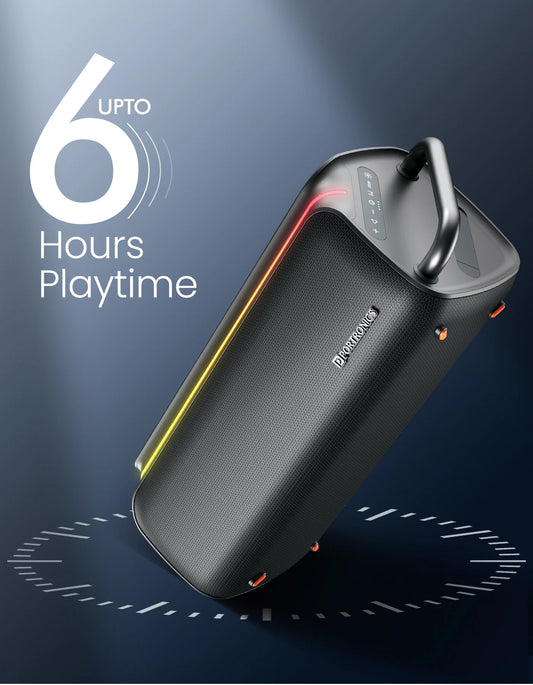 Portonics Nebula X
Wireless Karaoke Mic | Upto 6 Hours Playtime | Bass Boost Technology | Type C Fast Charging | 150w Sound Output
