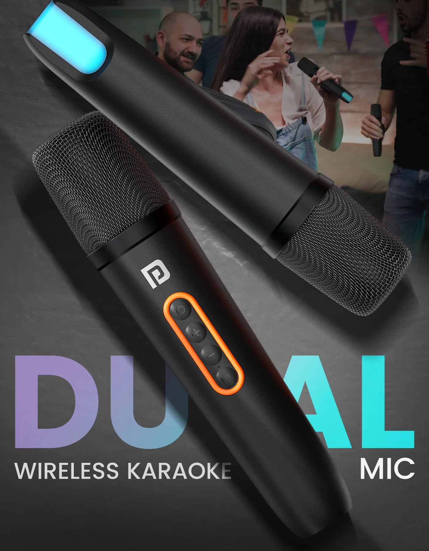 Portonics Dash 10
Dual Wireless Karaoke Mic | Dual Bass Radiator | Upto 6 Hour Playtime | Type C Fast charging