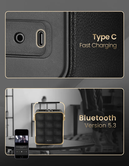 Portonics Harmony II
60W HD Sound | Bass Boost Technology | Up to 6 Hours Playback | Type C Charging | Gold