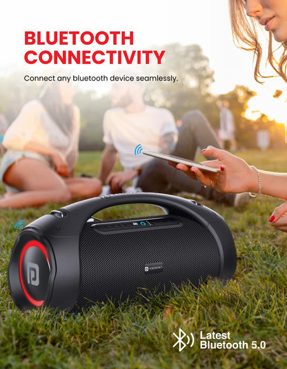 Portonics DASH 12
60W Speaker | Karaoke Mic | Multicolor LED Light | Multiple EQ Modes
