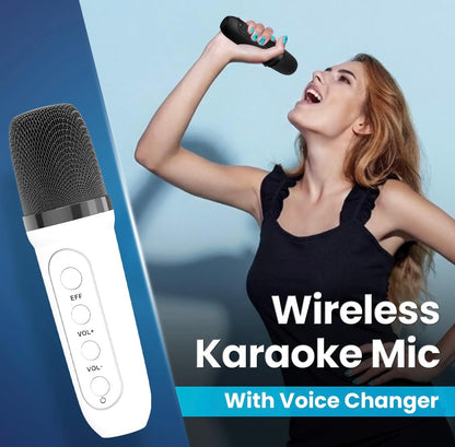 Portonics Apollo One
20W Bluetooth Speaker | Wireless karaoke Mic | Easy Handle Grab | Type C Fast Charging | White