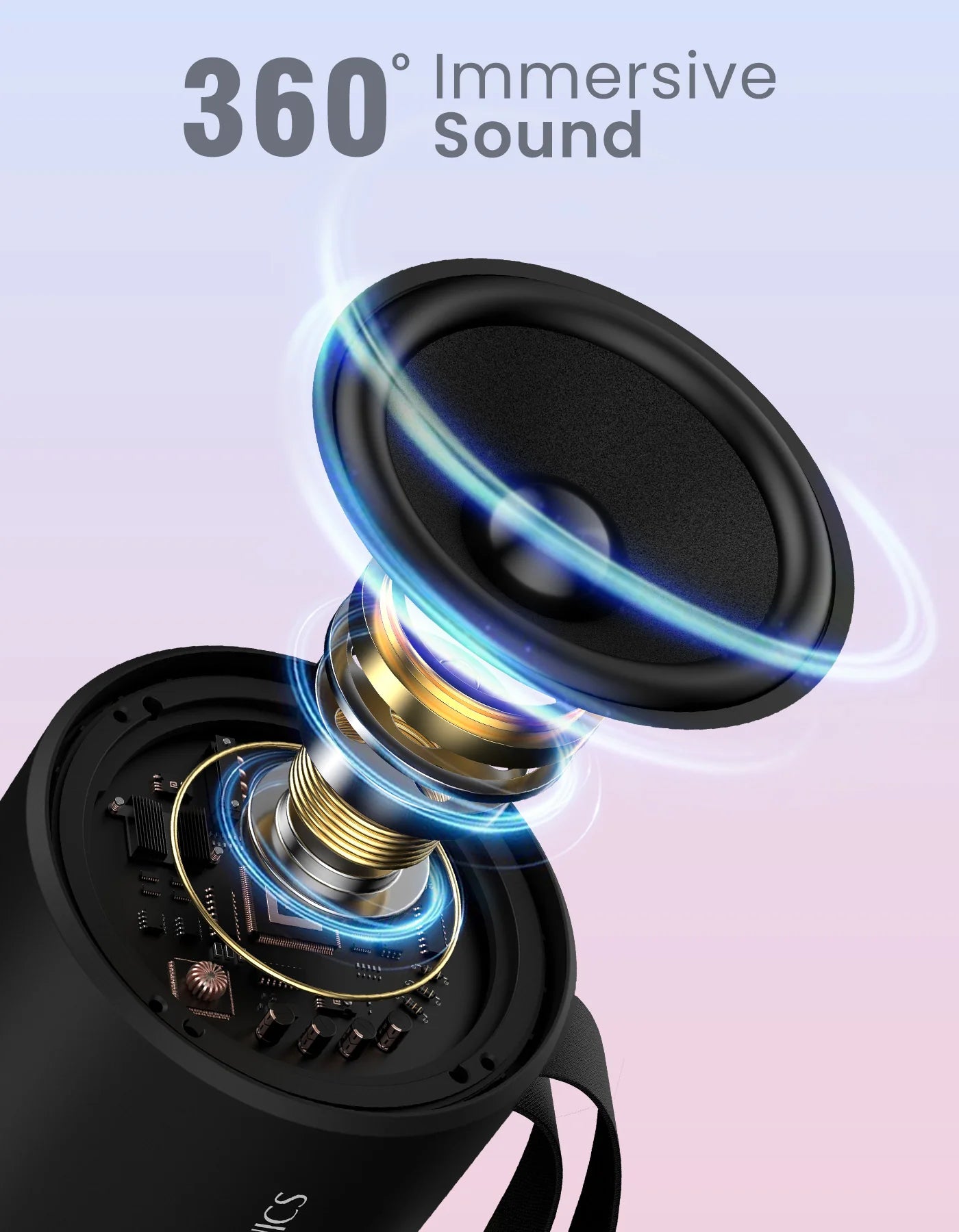 Portonics Soundpot Pro | 20w Sound Output 
RGB LED Lights | Upto 5 Hours Playtime | Immersive Sound | Type C Fast Charging