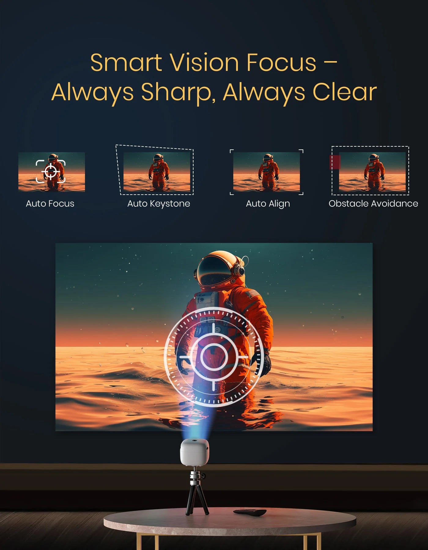 Portonics Pico 14
720P Full HD | Upto 100” Display Projection | Dual Band Wifi/Bluetooth 5.4 | Android 13 OS Based
